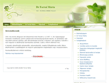 Tablet Screenshot of drforraimarta.hu